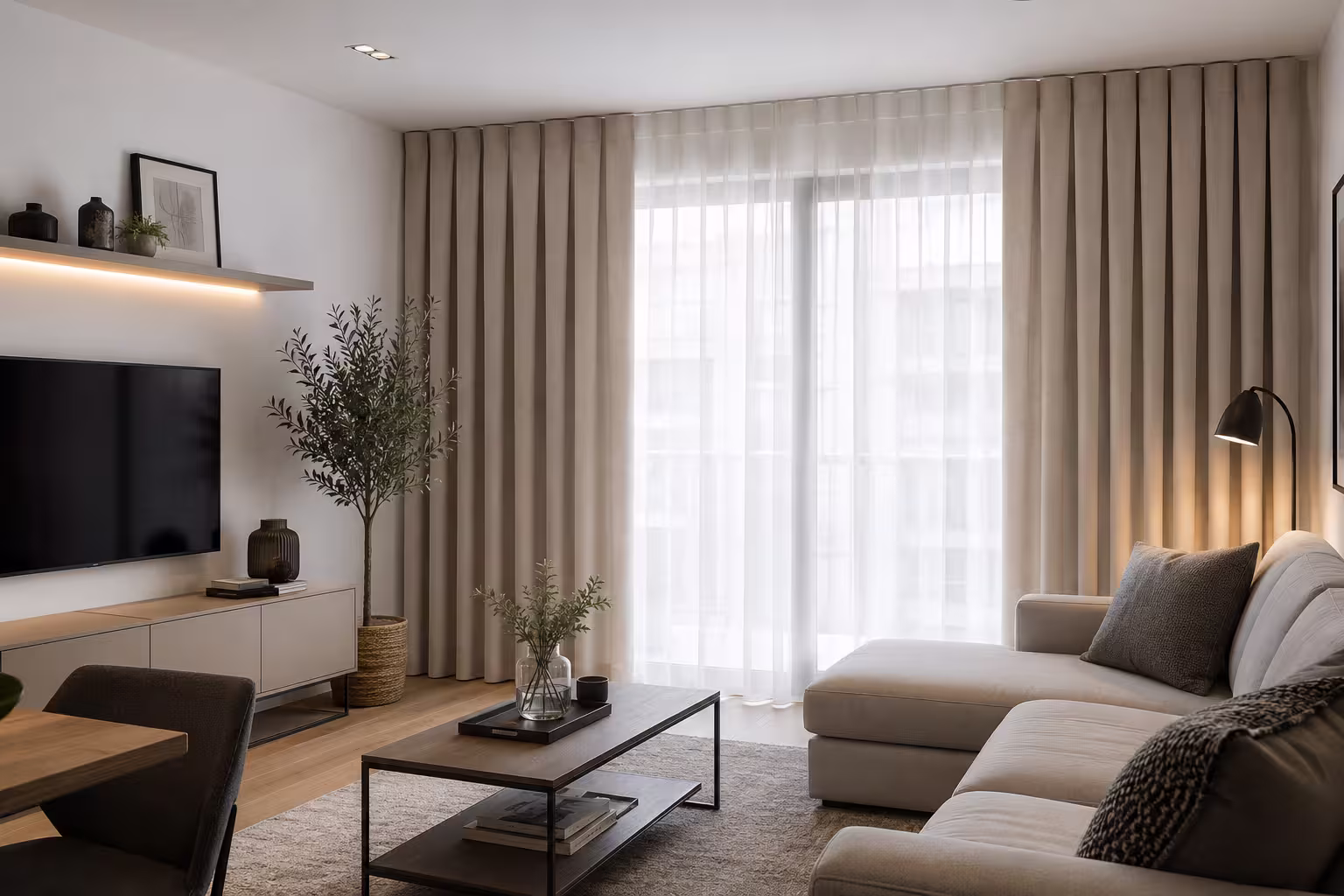 Cortinas con tabla Hogardecor