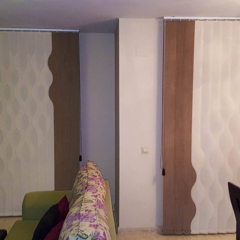 cortinas verticales hechas en hogar decor